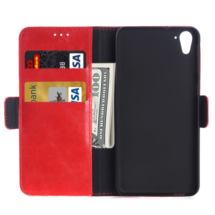 Crazy Horse Texture Horizontal Flip Leather Case with Card Slots & Holder for HTC Desire 626