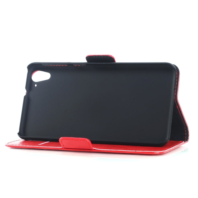 Crazy Horse Texture Horizontal Flip Leather Case with Card Slots & Holder for HTC Desire 626