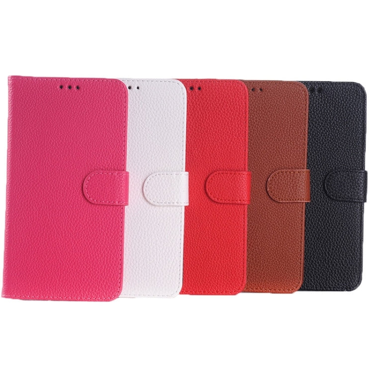 Litchi Texture Horizontal Flip Leather Case with Card Slots & Holder for Microsoft Lumia 640 XL