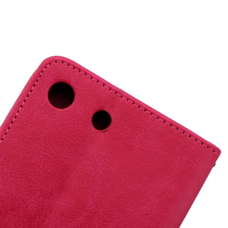 Crazy Horse Texture Horizontal Flip Leather Case with Holder & Card Slots & Wallet & Photo Frame for Sony Xperia M5 / E5603 / E5606 / E5653 / E5633 / E5643 / E5663