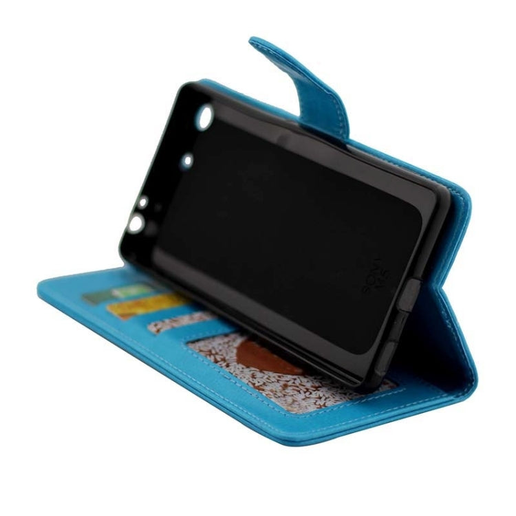 Crazy Horse Texture Horizontal Flip Leather Case with Holder & Card Slots & Wallet & Photo Frame for Sony Xperia M5 / E5603 / E5606 / E5653 / E5633 / E5643 / E5663