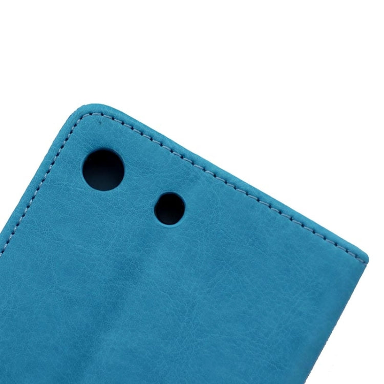 Crazy Horse Texture Horizontal Flip Leather Case with Holder & Card Slots & Wallet & Photo Frame for Sony Xperia M5 / E5603 / E5606 / E5653 / E5633 / E5643 / E5663