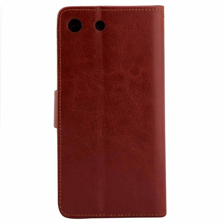 Crazy Horse Texture Horizontal Flip Leather Case with Holder & Card Slots & Wallet & Photo Frame for Sony Xperia M5 / E5603 / E5606 / E5653 / E5633 / E5643 / E5663