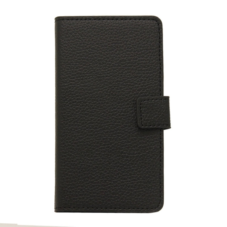 Litchi Texture Magnetic Snap Flip Leather Case with Holder & Card Slots Wallet for Huawei Y635