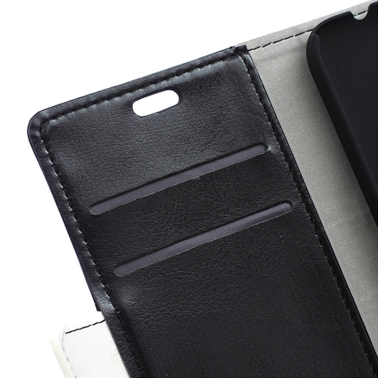 Crazy Horse Texture Horizontal Flip Color Matching Leather Case for HTC Desire 320