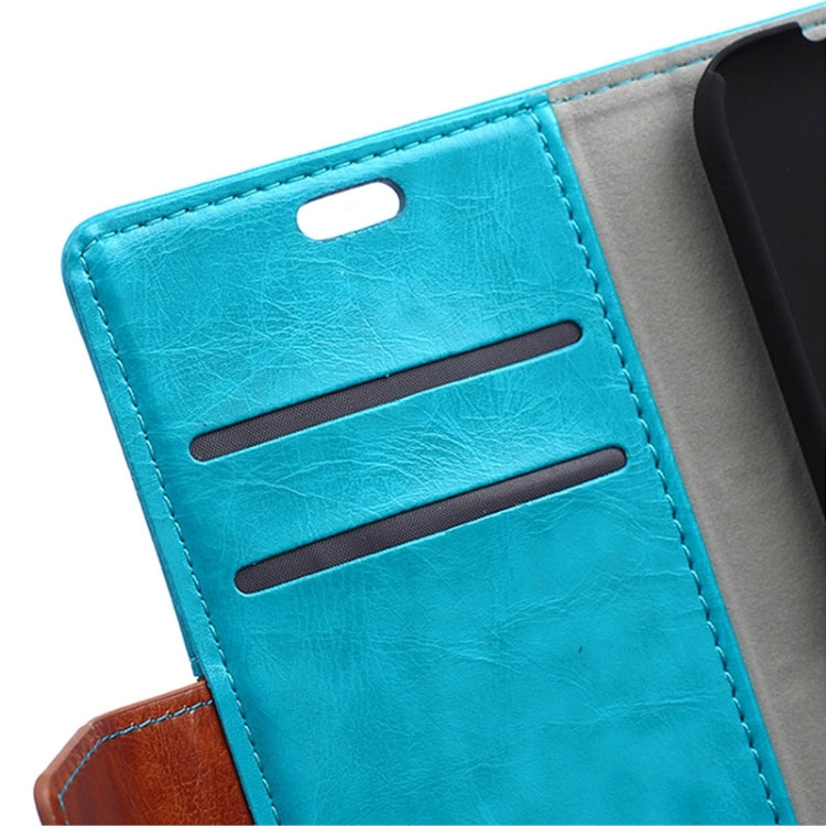 Crazy Horse Texture Horizontal Flip Color Matching Leather Case for HTC Desire 320