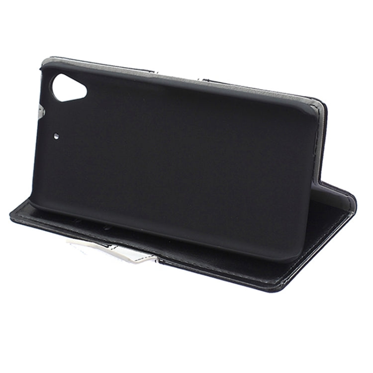 Crazy Horse Texture Horizontal Flip Color Matching Leather Case with Card Slots & Wallet & Holder for HTC Desire 626