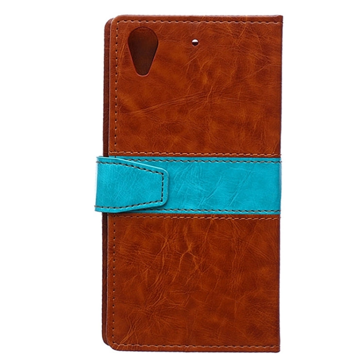 Crazy Horse Texture Horizontal Flip Color Matching Leather Case with Card Slots & Wallet & Holder for HTC Desire 626