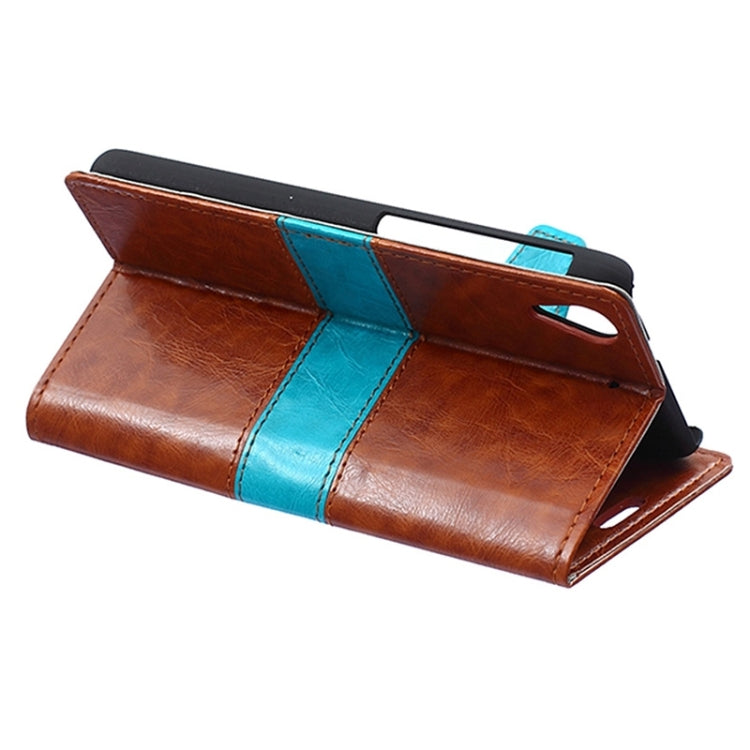 Crazy Horse Texture Horizontal Flip Color Matching Leather Case with Card Slots & Wallet & Holder for HTC Desire 626