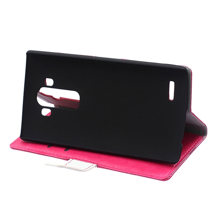 Crazy Horse Texture Horizontal Flip Color Matching Leather Case with Card Slots & Wallet & Holder for LG G4