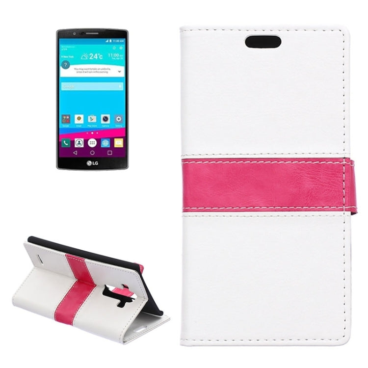 Crazy Horse Texture Horizontal Flip Color Matching Leather Case with Card Slots & Wallet & Holder for LG G4