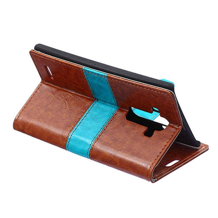 Crazy Horse Texture Horizontal Flip Color Matching Leather Case with Card Slots & Wallet & Holder for LG G4