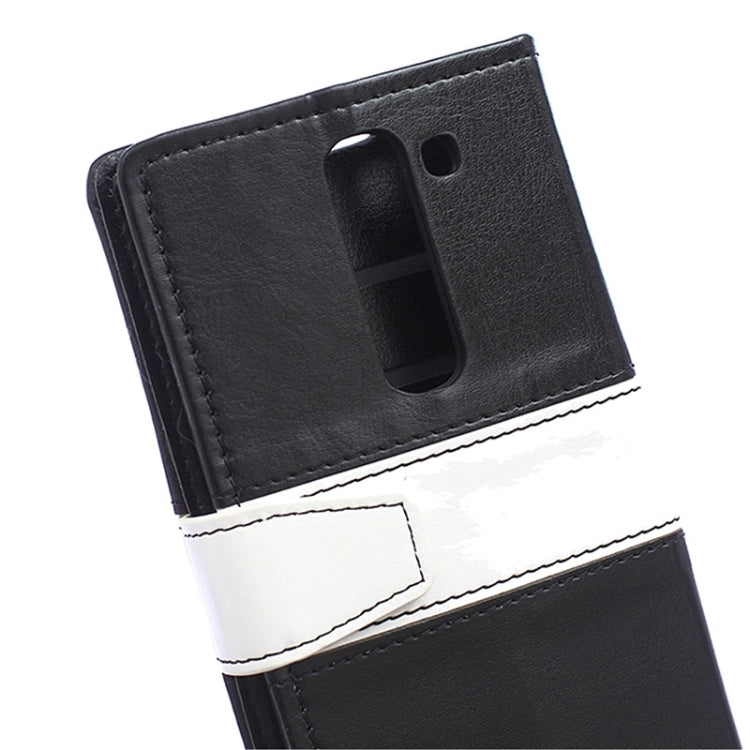 Crazy Horse Texture Horizontal Flip Color Matching Leather Case with Card Slots & Wallet & Holder for LG Magna