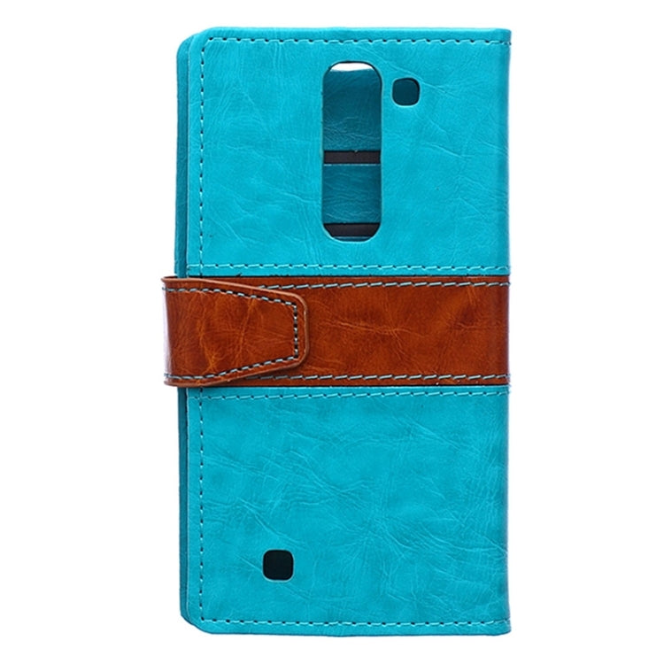 Crazy Horse Texture Horizontal Flip Color Matching Leather Case with Card Slots & Wallet & Holder for LG Magna