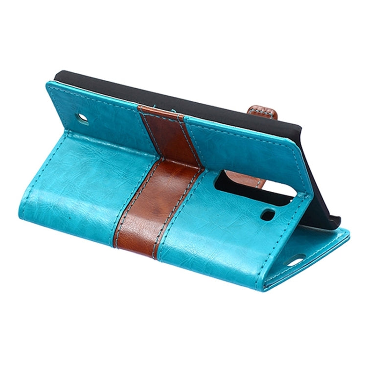 Crazy Horse Texture Horizontal Flip Color Matching Leather Case with Card Slots & Wallet & Holder for LG Magna