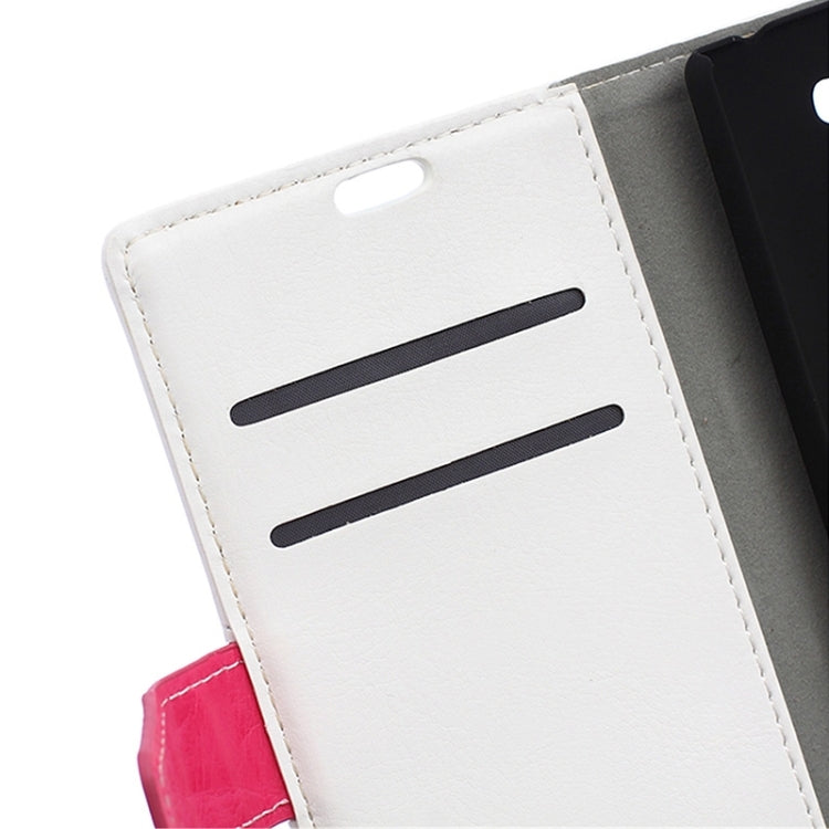 Crazy Horse Texture Horizontal Flip Color Matching Leather Case with Card Slots & Wallet & Holder for LG Magna