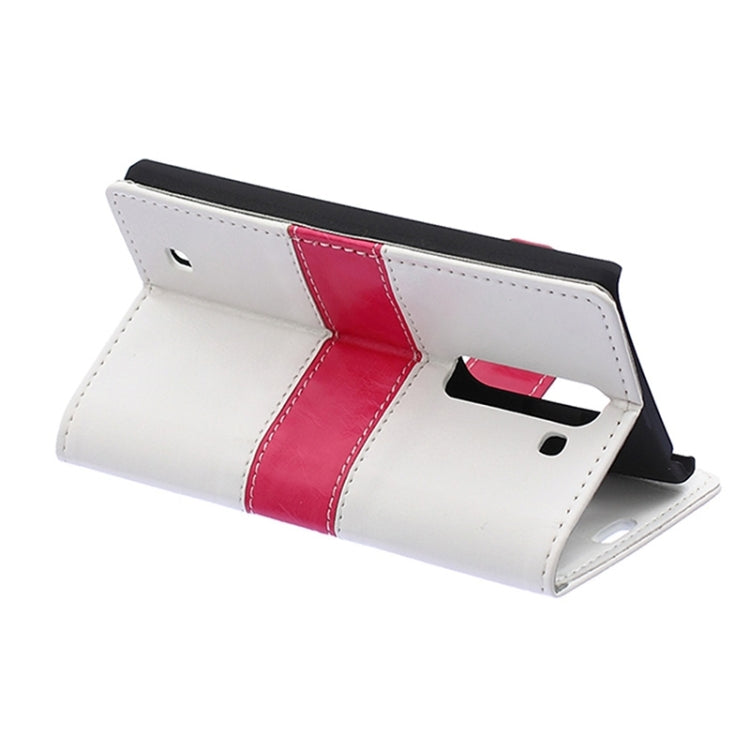 Crazy Horse Texture Horizontal Flip Color Matching Leather Case with Card Slots & Wallet & Holder for LG Magna