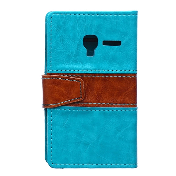 Crazy Horse Texture Horizontal Flip Color Matching Leather Case with Card Slots & Wallet & Holder for Alcatel OneTouch Pixi 3 / OT4009D