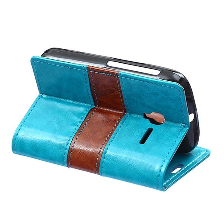 Crazy Horse Texture Horizontal Flip Color Matching Leather Case with Card Slots & Wallet & Holder for Alcatel OneTouch Pixi 3 / OT4009D