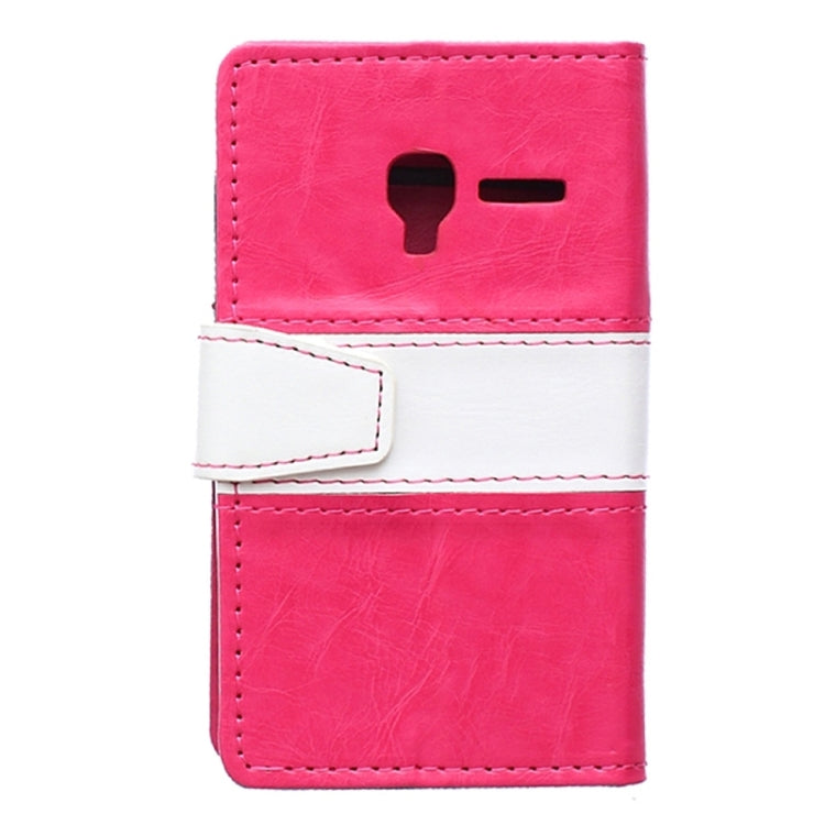 Crazy Horse Texture Horizontal Flip Color Matching Leather Case with Card Slots & Wallet & Holder for Alcatel OneTouch Pixi 3 / OT4009D