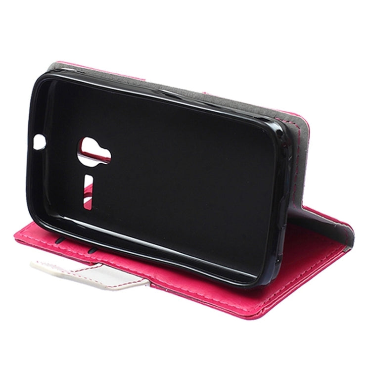 Crazy Horse Texture Horizontal Flip Color Matching Leather Case with Card Slots & Wallet & Holder for Alcatel OneTouch Pixi 3 / OT4009D