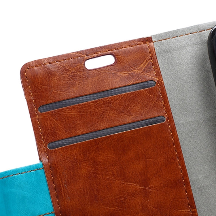 Crazy Horse Texture Horizontal Flip Color Matching Leather Case with Card Slots & Wallet & Holder for Alcatel OneTouch Pixi 3 / OT4009D