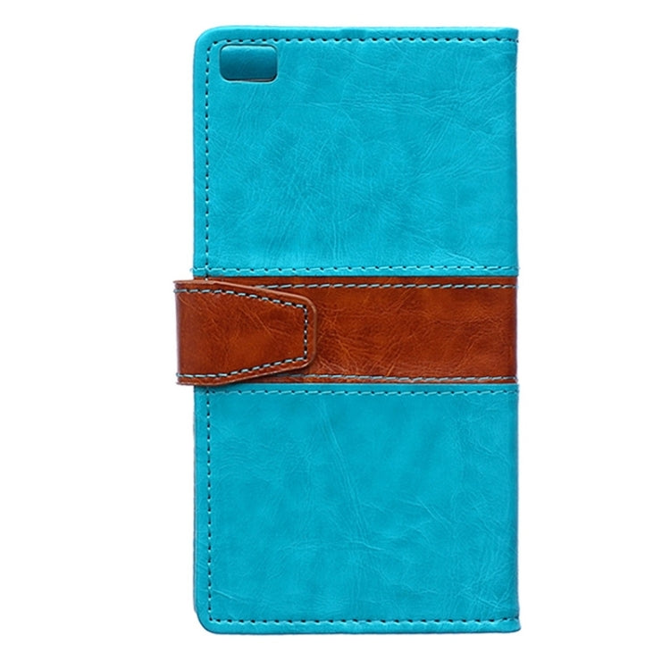 Crazy Horse Texture Horizontal Flip Color Matching Leather Case with Card Slots & Wallet & Holder for Huawei P8