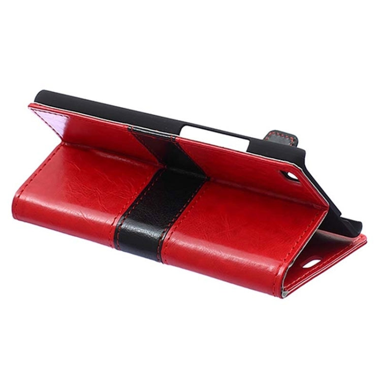 Crazy Horse Texture Horizontal Flip Color Matching Leather Case with Card Slots & Wallet & Holder for Huawei P8