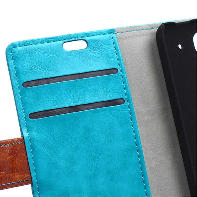 Crazy Horse Texture Horizontal Flip Color Matching Leather Case with Card Slots & Wallet & Holder for Huawei Y360