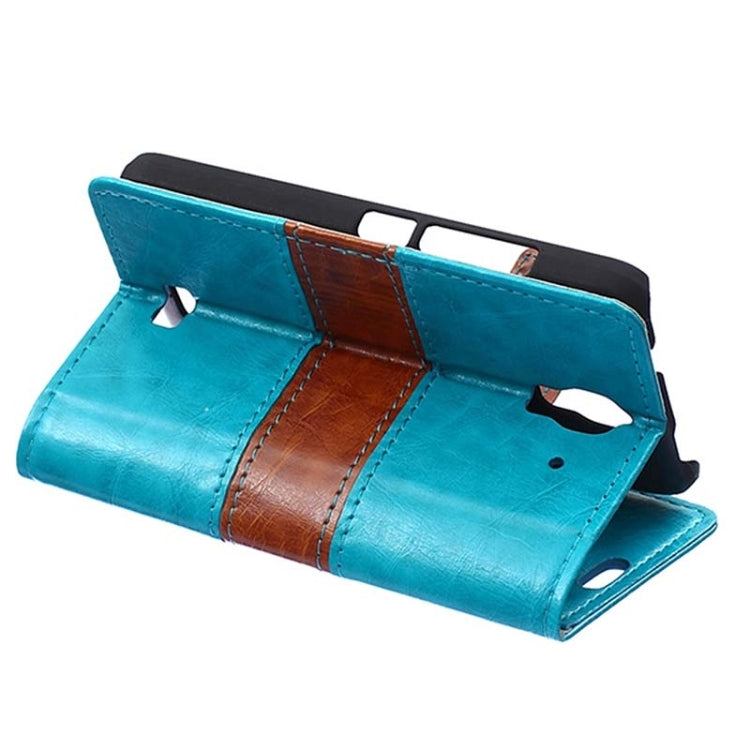 Crazy Horse Texture Horizontal Flip Color Matching Leather Case with Card Slots & Wallet & Holder for Huawei Y360