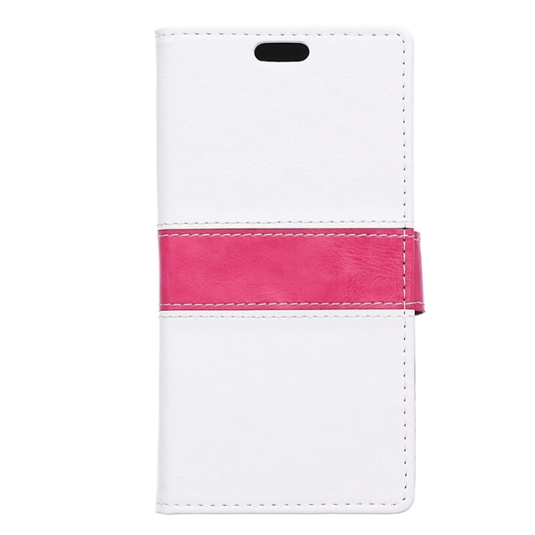 Crazy Horse Texture Horizontal Flip Color Matching Leather Case with Card Slots & Wallet & Holder for Huawei Y360