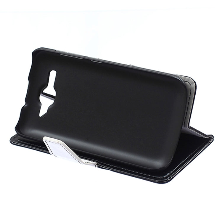 Crazy Horse Texture Horizontal Flip Color Matching Leather Case with Card Slots & Wallet & Holder for Huawei Ascend Y520