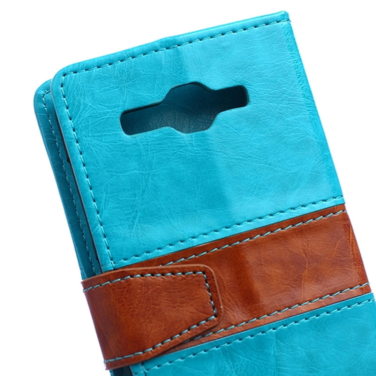 Crazy Horse Texture Horizontal Flip Color Matching Leather Case with Card Slots & Wallet & Holder for Huawei Ascend Y520