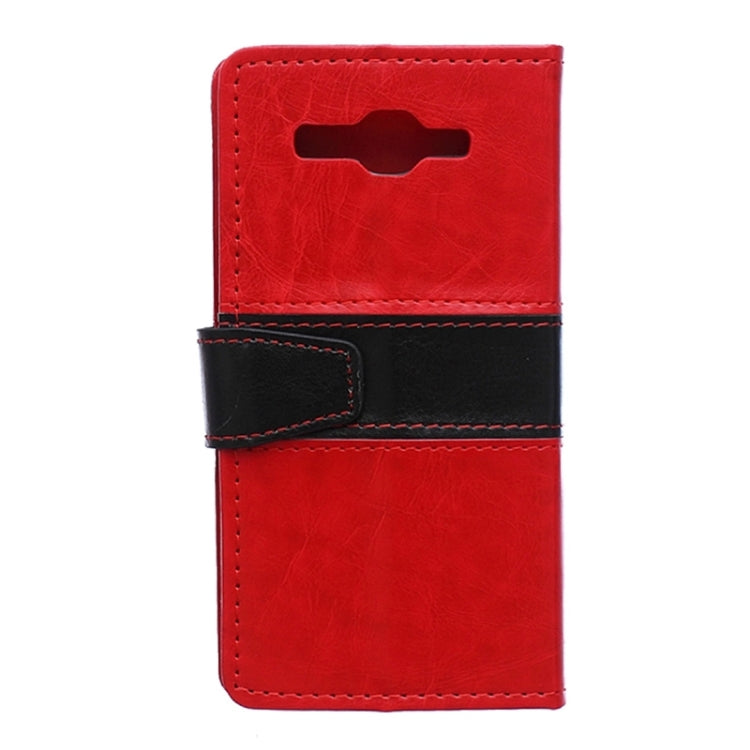 Crazy Horse Texture Horizontal Flip Color Matching Leather Case with Card Slots & Wallet & Holder for Huawei Ascend Y520