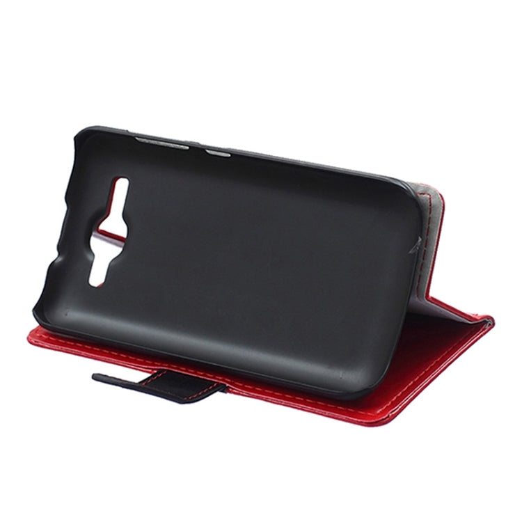 Crazy Horse Texture Horizontal Flip Color Matching Leather Case with Card Slots & Wallet & Holder for Huawei Ascend Y520