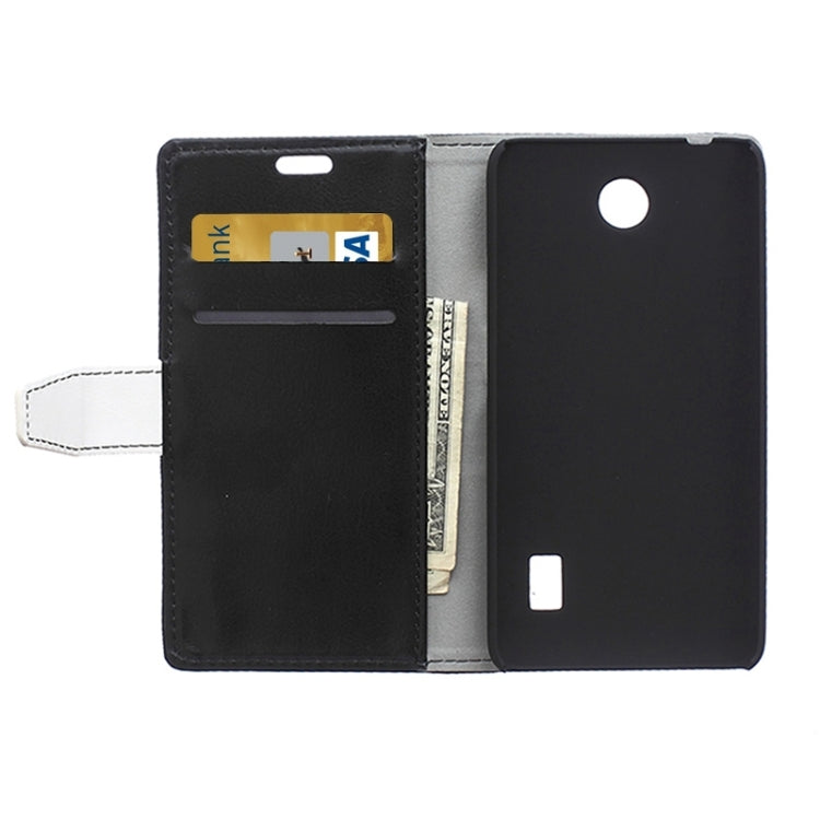 Crazy Horse Texture Horizontal Flip Color Matching Leather Case with Card Slots & Wallet & Holder for Huawei Ascend Y635
