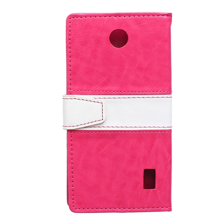 Crazy Horse Texture Horizontal Flip Color Matching Leather Case with Card Slots & Wallet & Holder for Huawei Ascend Y635