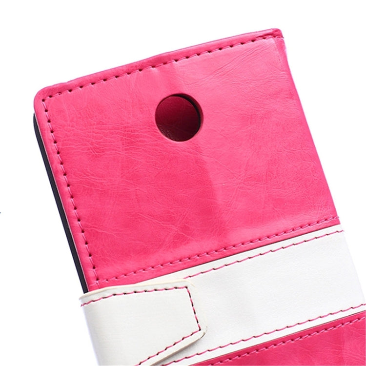 Crazy Horse Texture Horizontal Flip Color Matching Leather Case with Card Slots & Wallet & Holder for Huawei Ascend Y635