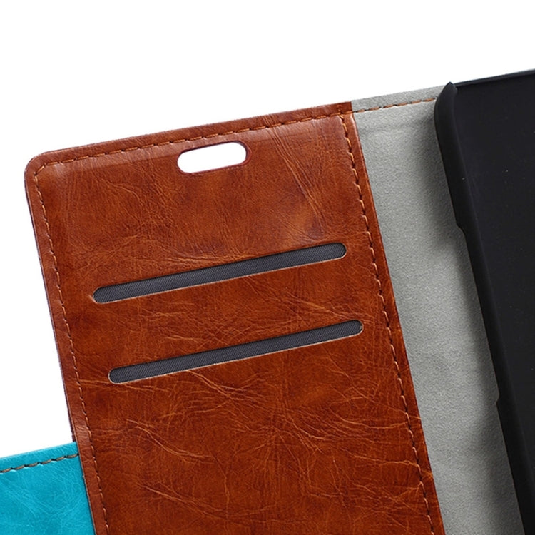 Crazy Horse Texture Horizontal Flip Color Matching Leather Case with Card Slots & Wallet & Holder for Huawei Ascend Y635