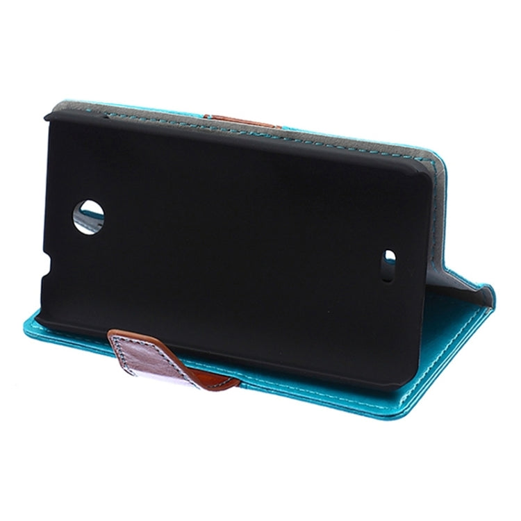 Crazy Horse Texture Horizontal Flip Color Matching Leather Case with Card Slots & Wallet & Holder for Microsoft Lumia 430