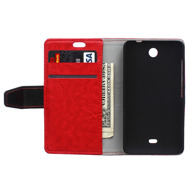 Crazy Horse Texture Horizontal Flip Color Matching Leather Case with Card Slots & Wallet & Holder for Microsoft Lumia 430