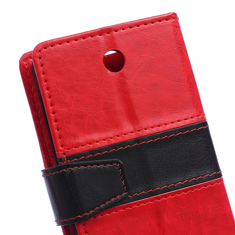 Crazy Horse Texture Horizontal Flip Color Matching Leather Case with Card Slots & Wallet & Holder for Microsoft Lumia 430