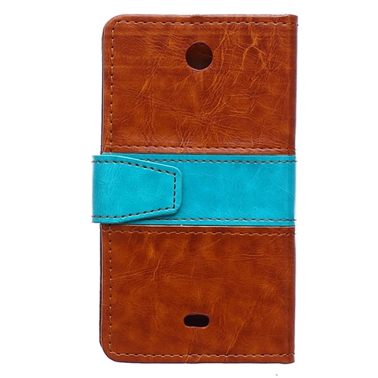 Crazy Horse Texture Horizontal Flip Color Matching Leather Case with Card Slots & Wallet & Holder for Microsoft Lumia 430