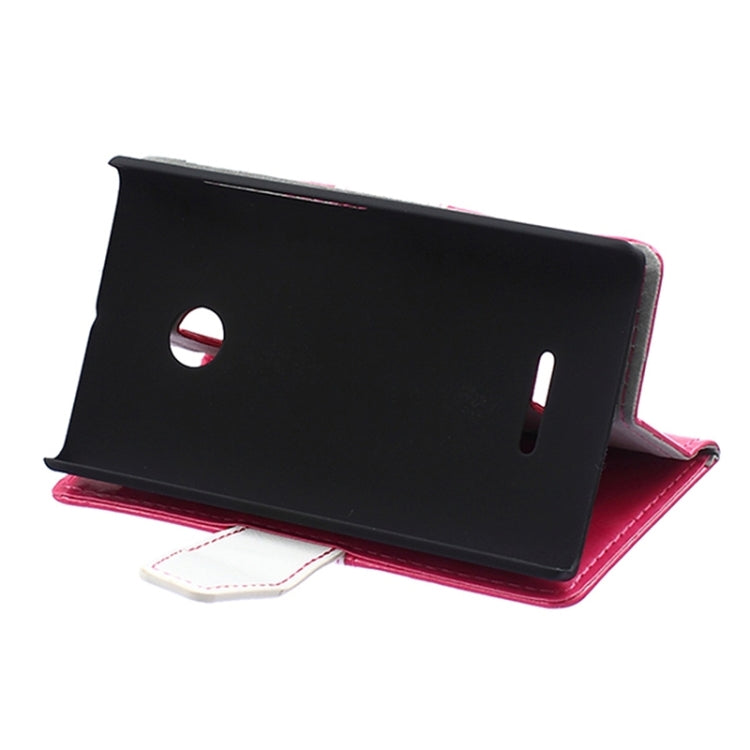 Crazy Horse Texture Horizontal Flip Color Matching Leather Case with Card Slots & Wallet & Holder for Microsoft Lumia 435