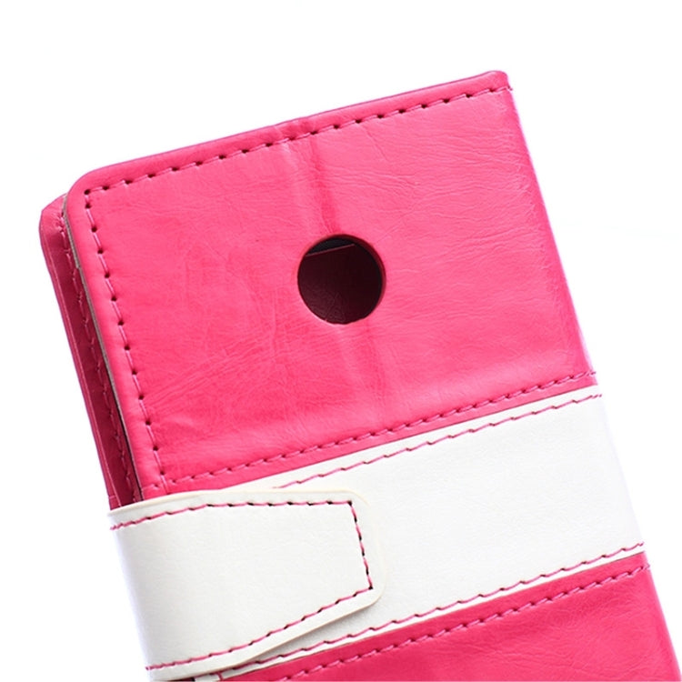 Crazy Horse Texture Horizontal Flip Color Matching Leather Case with Card Slots & Wallet & Holder for Microsoft Lumia 435