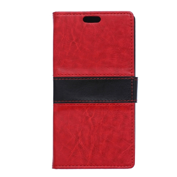 Crazy Horse Texture Horizontal Flip Color Matching Leather Case with Card Slots & Wallet & Holder for Microsoft Lumia 435