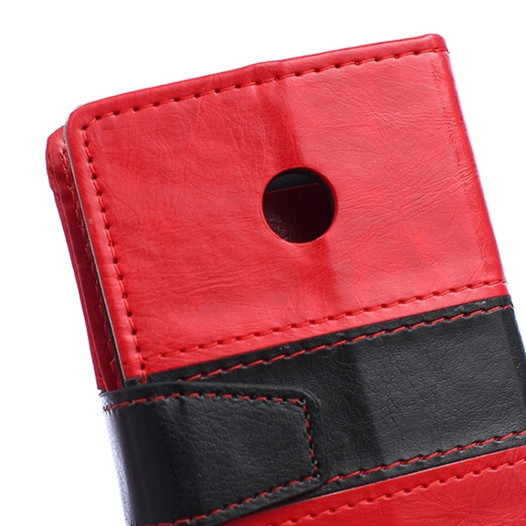 Crazy Horse Texture Horizontal Flip Color Matching Leather Case with Card Slots & Wallet & Holder for Microsoft Lumia 435