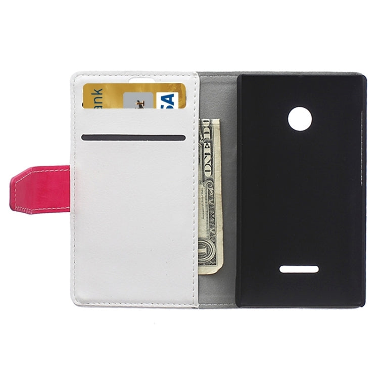 Crazy Horse Texture Horizontal Flip Color Matching Leather Case with Card Slots & Wallet & Holder for Microsoft Lumia 435