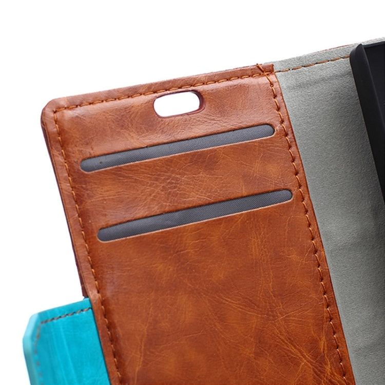Crazy Horse Texture Horizontal Flip Color Matching Leather Case with Card Slots & Wallet & Holder for Microsoft Lumia 435