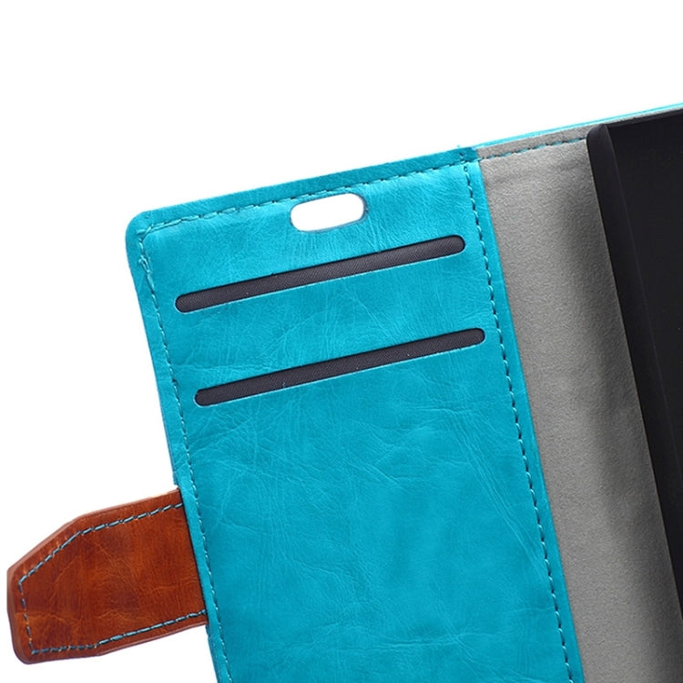 Crazy Horse Texture Horizontal Flip Color Matching Leather Case with Card Slots & Wallet & Holder for Microsoft Lumia 532